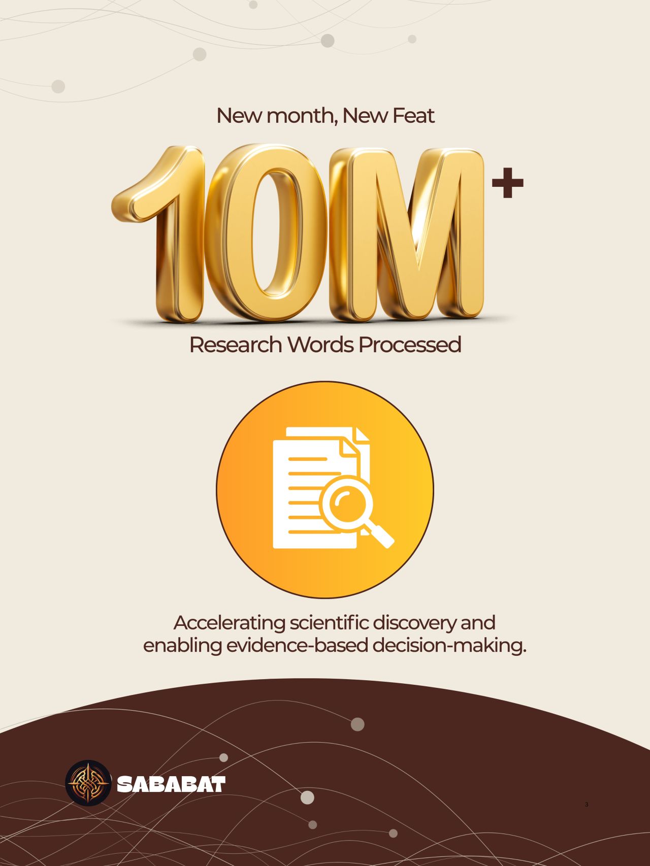 SABABAT crosses 10M+ words